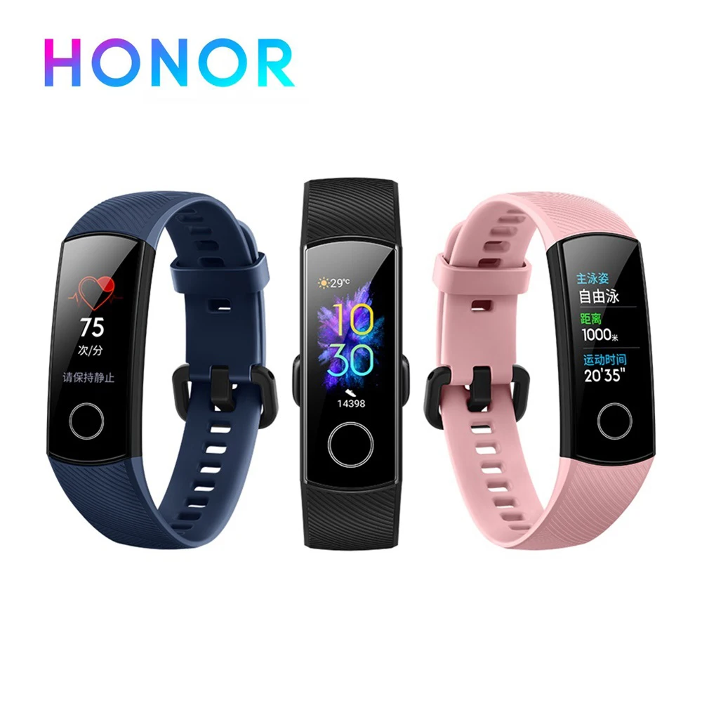 Смарт-браслет Honor Band 5/5i баскетбольный фитнес-трекер с оксиметром и пульсометром