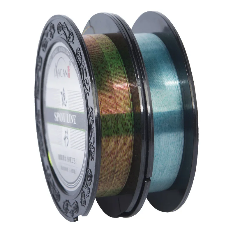 

[Aluminum Box Packaging] Import Germany Raw Silk Spot Hidden Nylon Fishing Line Mainline Camouflage Line Athletic Fishing Line