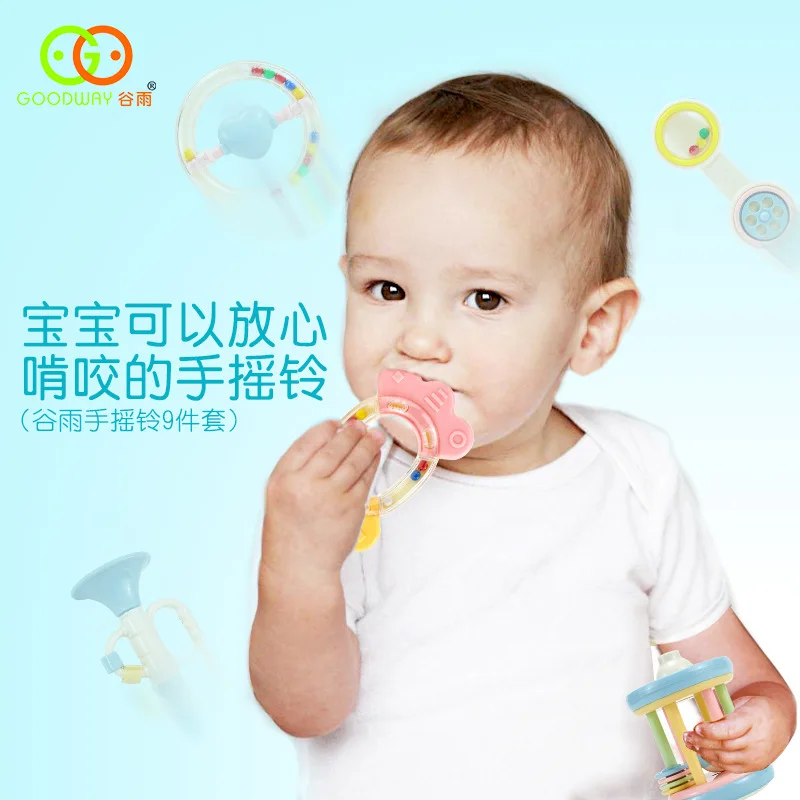 

GOODWAY Baby Toys 3205 Newborns Baby Educational 6-12 Month Infants Teether Rattle 5 Pieces