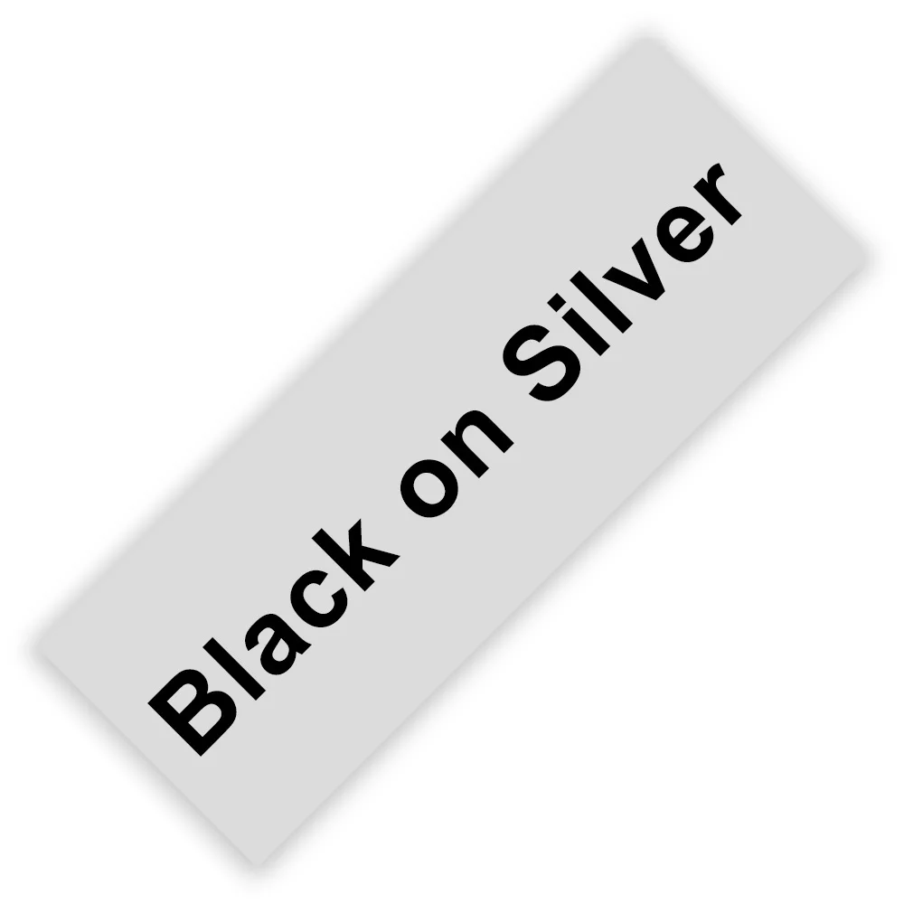 Black on Silver