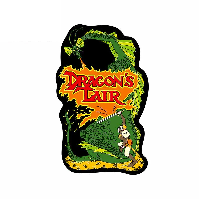 

12 см x 8 см для драконов Lair аркадная Виниловая наклейка для автомобиля индивидуальные наклейки s JDM аксессуары оконные наклейки зеркальные на...