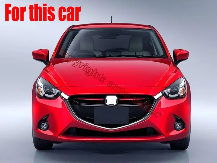 Для Mazda 2 Demio DJ DL ABS Хромированная Автомобильная Отделка боковой двери линия отделка кузова литье под давлением отделка