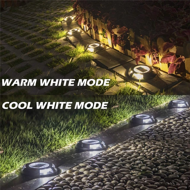 Led Napenergia-Földi Lámpák Kerti Lépcső Fedélzeti Lámpái Vízálló Lámpatest-Autópálya Útja Dock Road Markers Solar Stud - Image 3