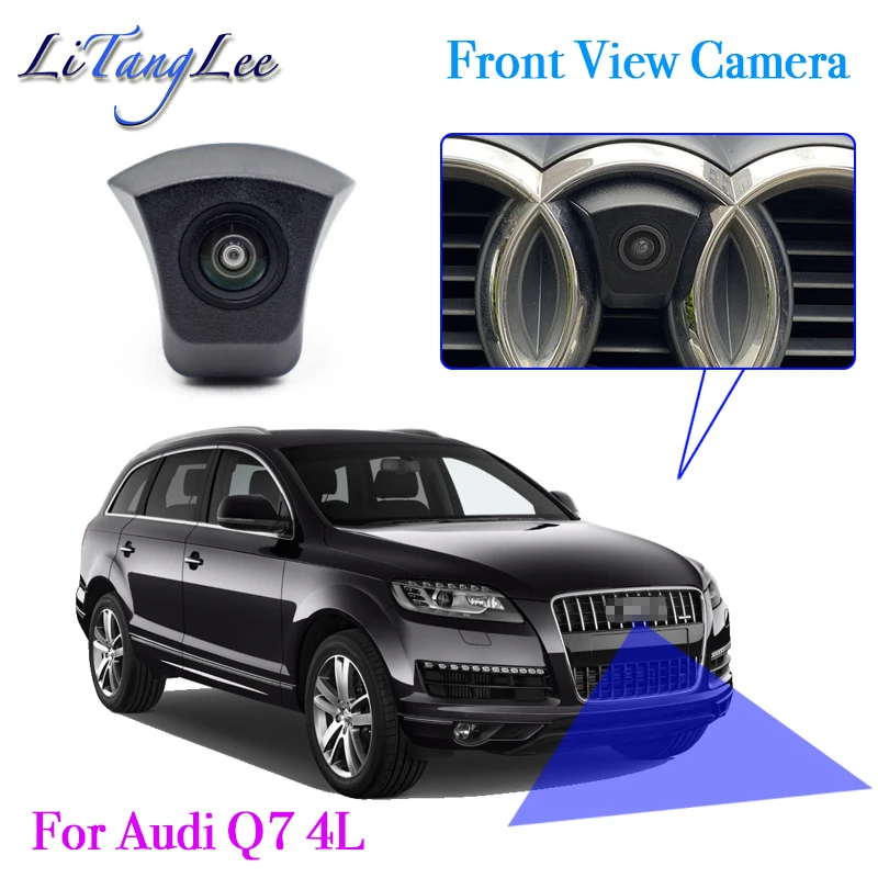 For Audi Q7 4L 2005~2015 Car LOGO Front View Camera Night Vision