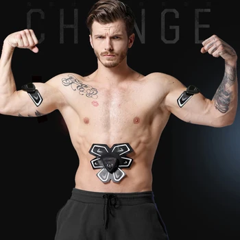

Yafefa Smart Fitness Abdominal Training Electric Weight Loss Stickers Body EMS Wireless Muscle Stimulator Trainer Slimming Bel
