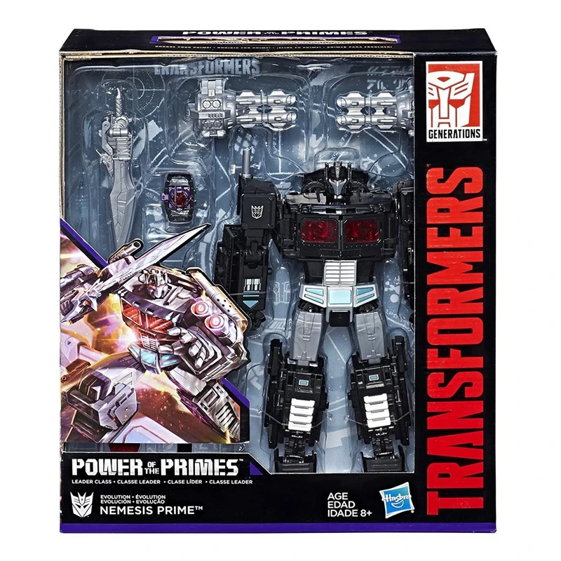 Трансформация power of the Primes POMP Nemesis Prime Op фигурка игрушка модель подарок