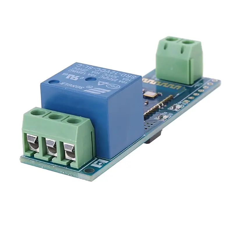 

Relay Internet Bluetooth Module Smart Remote Control Mobile Phone Switch DC12V Wireless Relay Module Component 94PC