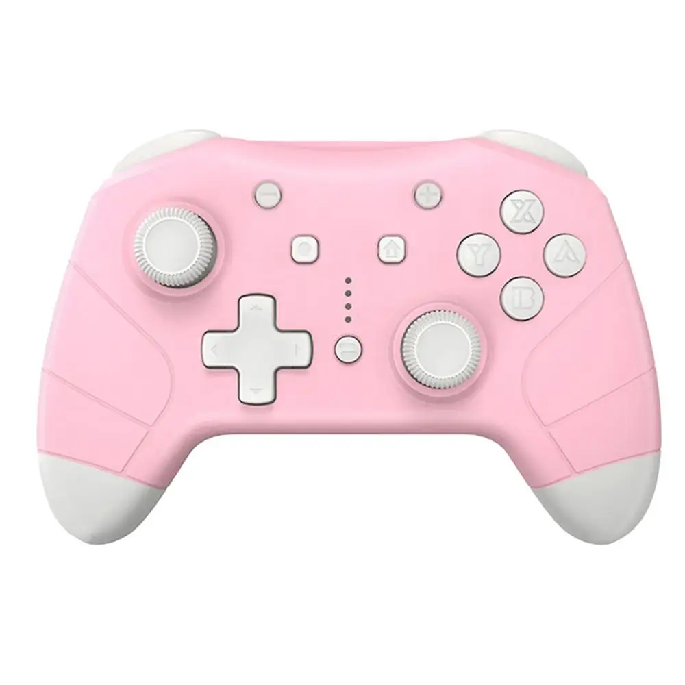 Универсальный беспроводной игровой контроллер kingd Switch Pro, аксессуары для игр, геймпады ДЛЯ NS 527 - Цвет: Розовый