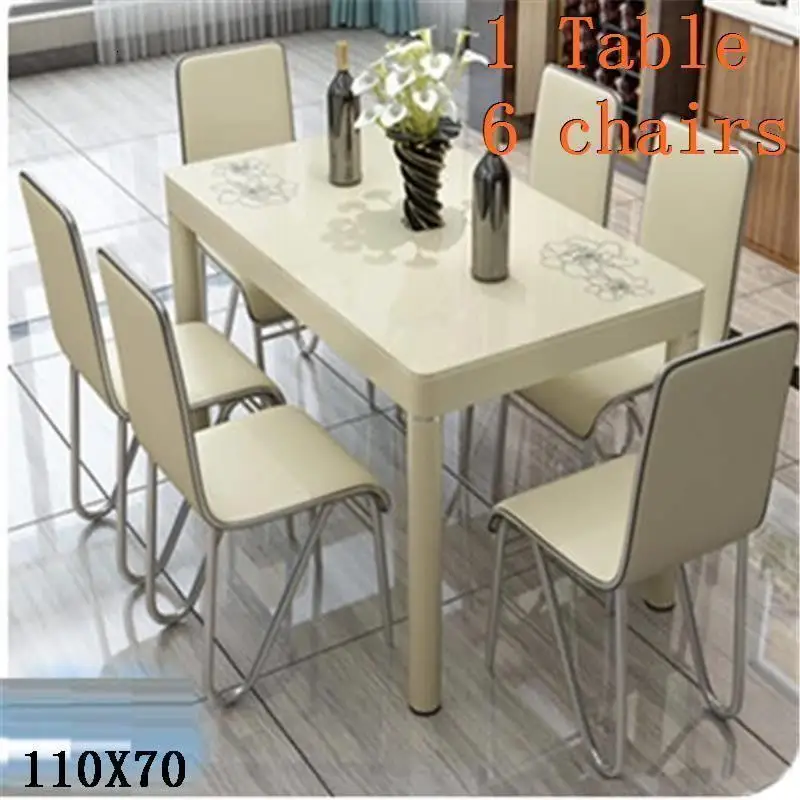 Mueble Tafel Pliante Yemek Masasi Meja Makan Dinning Set De Salle A Manger Moderne Bureau Desk Mesa Comedor Dining Room Table