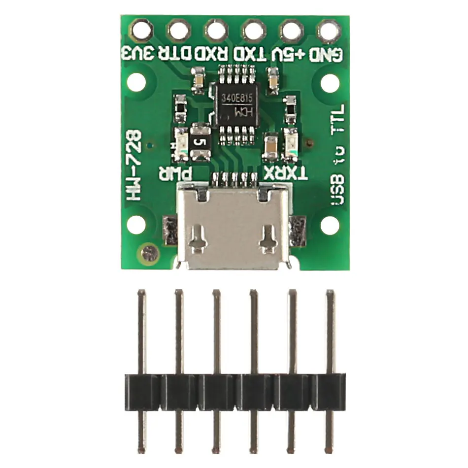 Последовательный преобразователь CH340E USB в TTL 5 В/3 3 В альтернативный модуль CH340G для