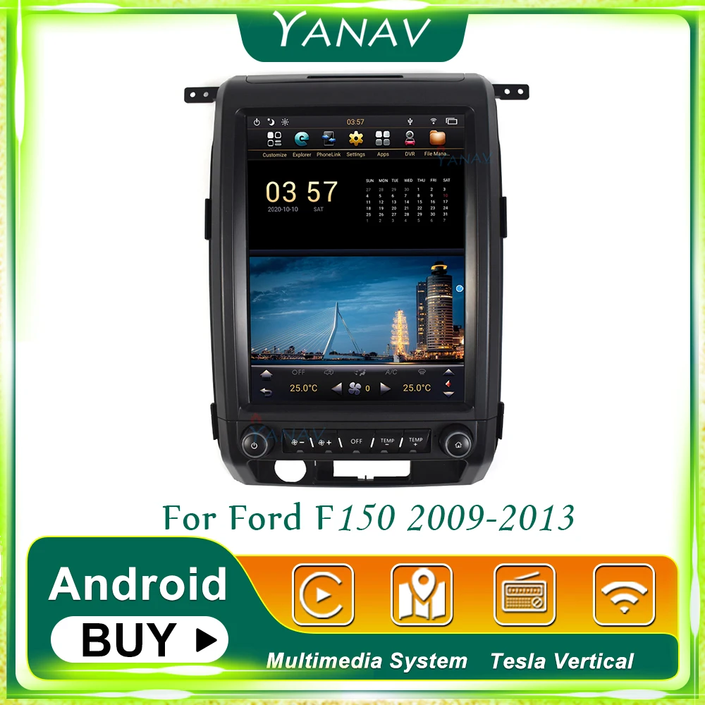 Автомагнитола 2 Din на Android аудио GPS-навигация для Ford F150 2009-2013 головное устройство