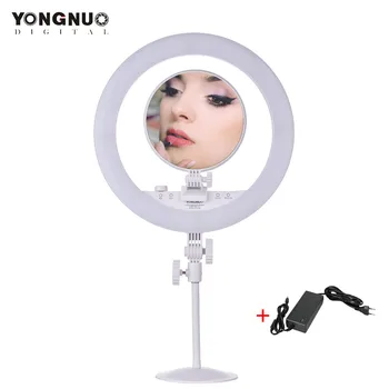 

YONGNUO YN208 Ring Light Bi-Color LED Video Light Ring Photo Studio Photography Lighting Beautify Fill light with Make-up Mirror