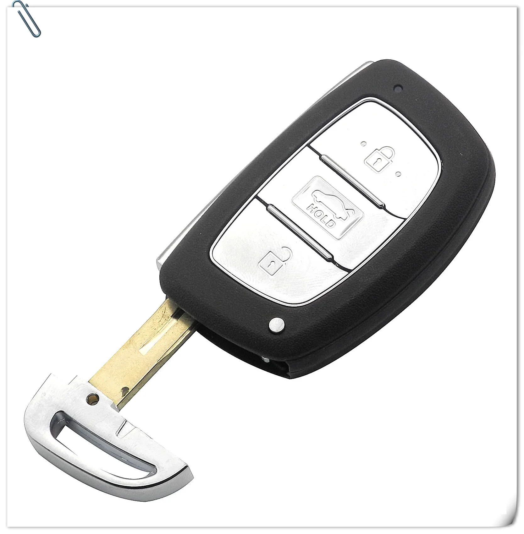 Jinyuqin 3 кнопки флип складной авто ключ оболочки для hyundai Solaris IX35 IX25 ELANTRA Verna
