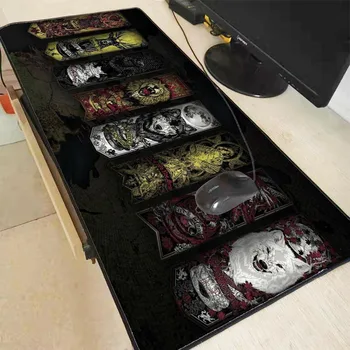 

XGZ Game of Throne Movie Logo Laptop Gamer Large Mousepad Lock Edge Mouse Pad Computer PC Gaming Mat Desk for Lol Dota2 CSGO