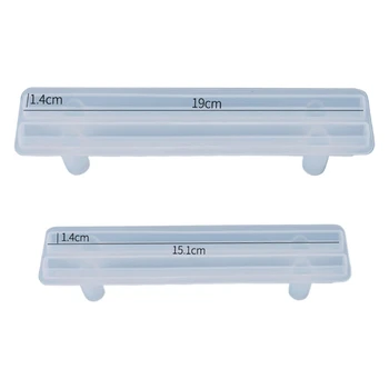 

Crystal Epoxy Resin Mold Fruit Plate Bending Handle Casting Silicone Mould DIY Crafts Jewelry Making Tools