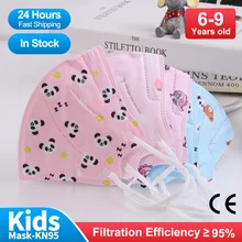 FPP2 Infantil Resuable CE Filter KN95 Masks FFP2 Children Colors Cute Cartoon Protective FFPP2 Mascarillas FPP2 Niños 6 Años