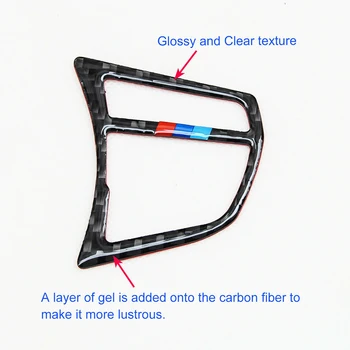 

Carbon Fiber Car Steering Wheel Buttons For BMW 1 3 4 Series F30 F36 F20 GT F34