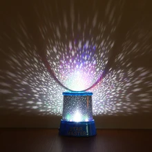 Светодиодный светильник проектор со звездами RGB ночник детский