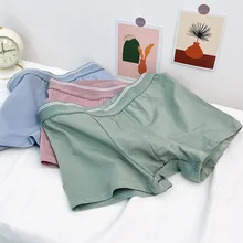 Cotton Mens Boxers Men's Underwear Mid-Waist Shorts Male Seamless Panties Solid Color Plus Size L 3XL Gifts For Men Lingerie 18