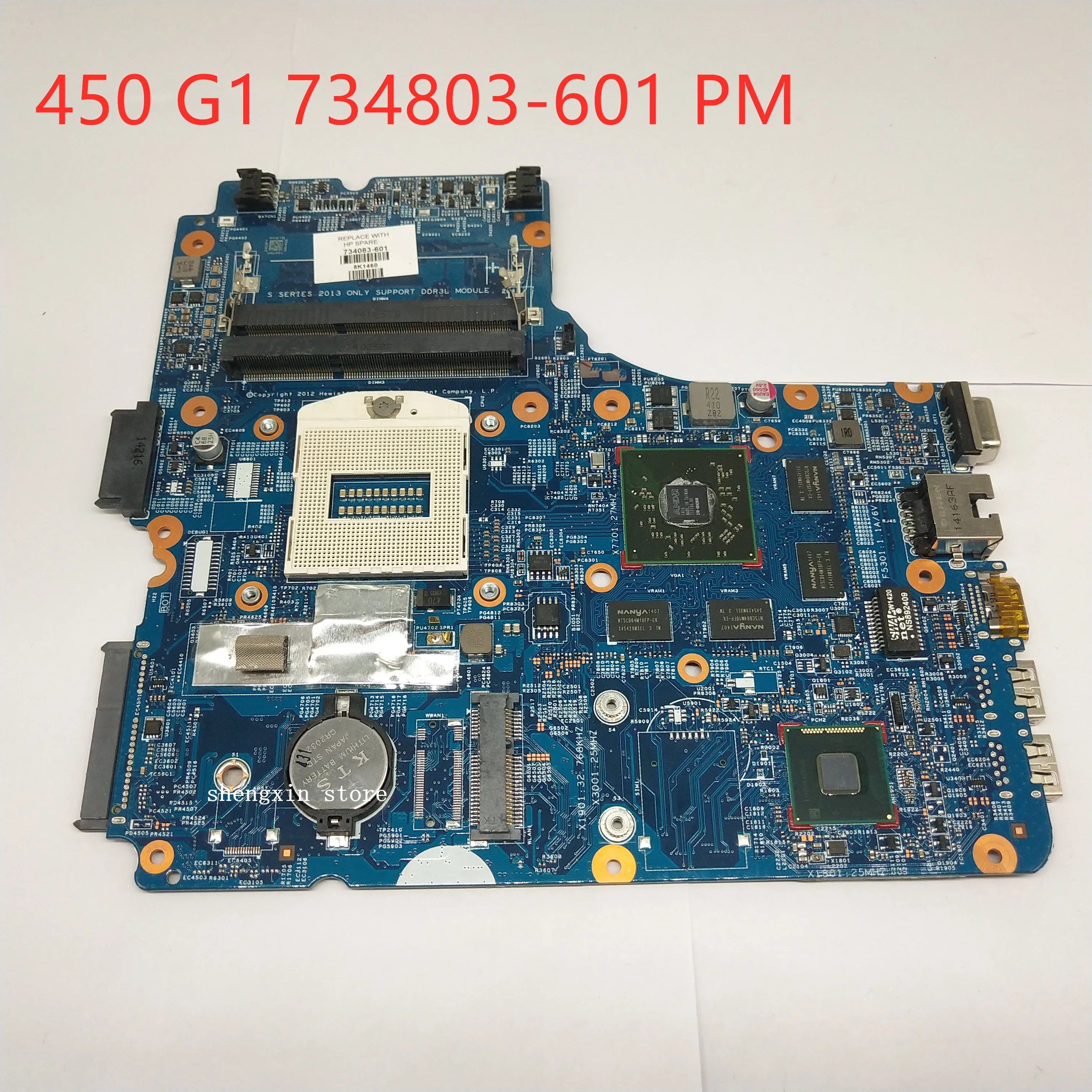 Материнская плата 734083 601 для hp ProBook 450 G1 440 470 материнская ноутбука 001 12241 100% 1 50