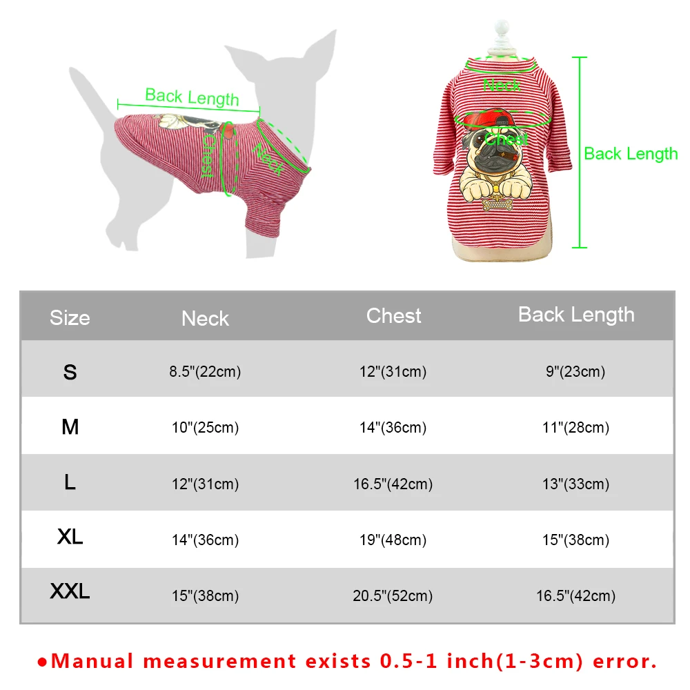 Playera Para Mascota Ropa Bonita Para Perros Bulldog Francés Camiseta De Algodón A Rayas De Chihuahua Chaleco De Pijama Informal Para Gato Para Mascota Pequeña Mediana S Xl Q40 Camisetas De Perro