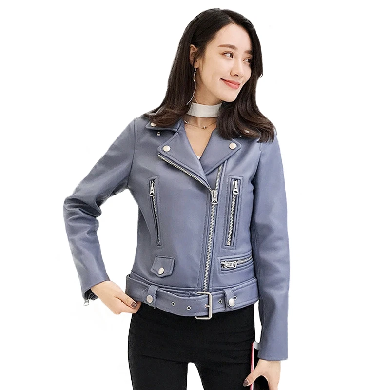 Женская кожаная куртка из натуральной овечьей кожи|jacket real|jacket fashionjacket quality |