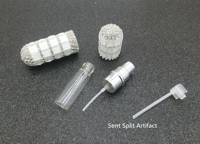 Духи Sub-bottled Алмазная инкрустированная ультратонкая бутылка-спрей стеклянная дорожная портативная увлажняющая косметический лосьон органайзер для хранения