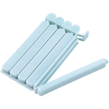 

5Pcs Food Bag Clips Househould Food Snack Storage Sealing Bag Clips Sealer Clamp Kitchen Tool LAD-sale