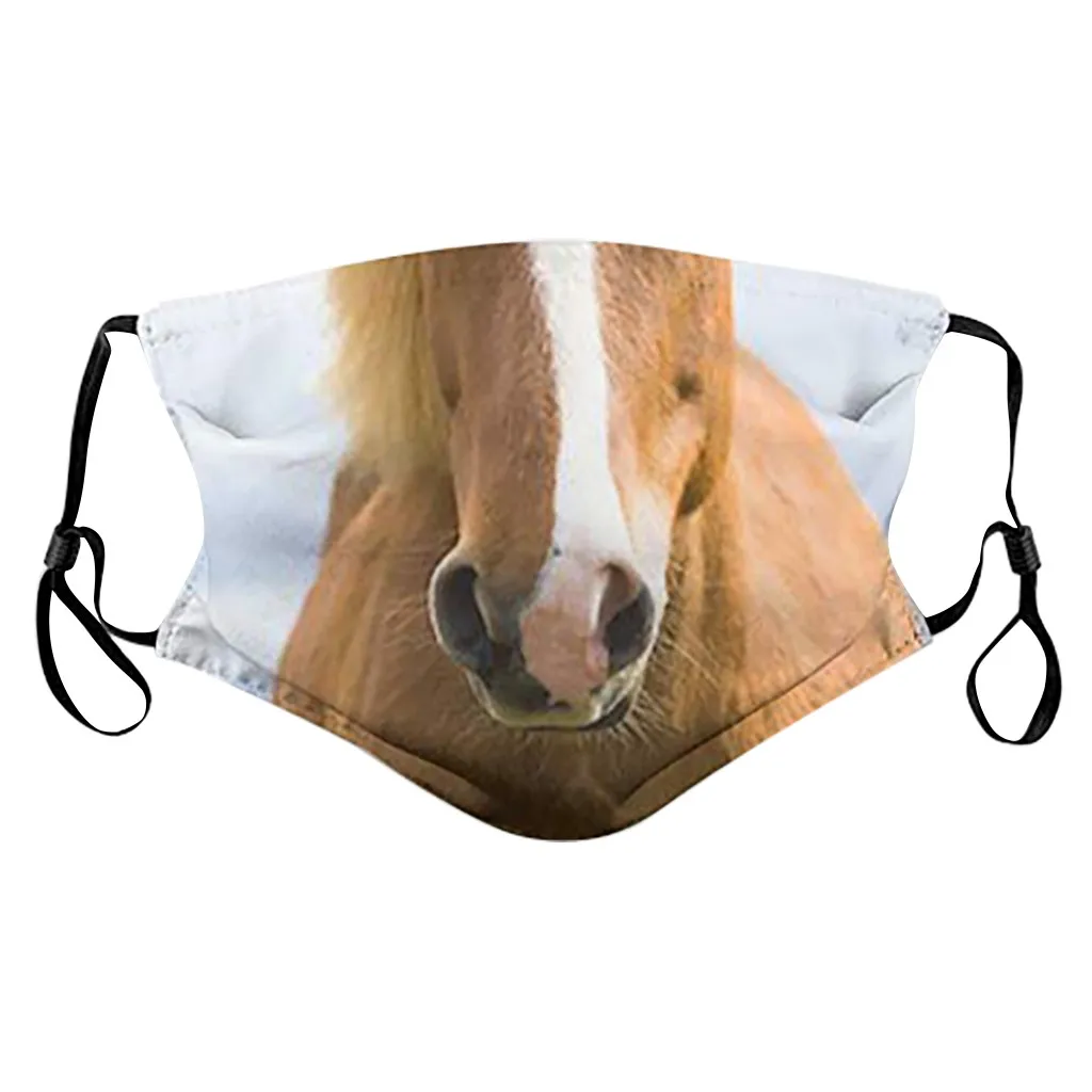 Противопылевая маска для взрослых мужчин и женщин двухслойная забавная защиты