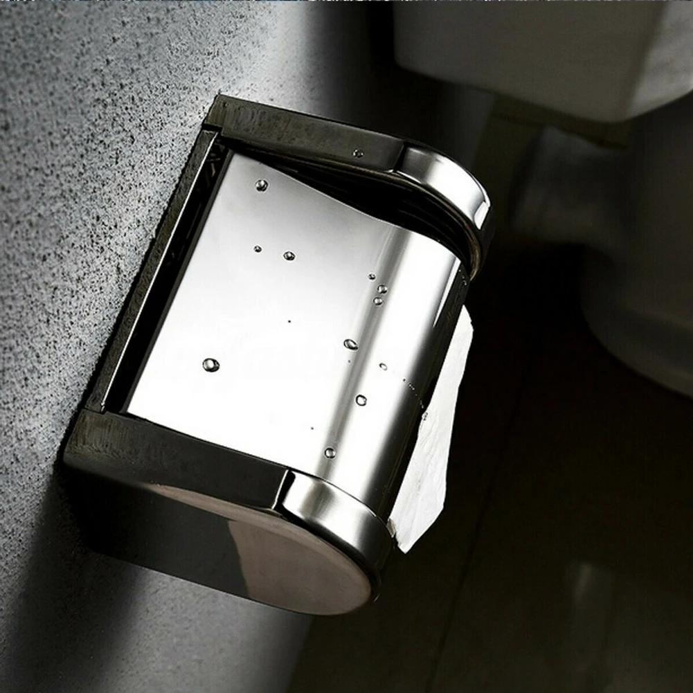 Держатель для туалетной бумаги из нержавеющей стали стабильная Замена Простая установка настенные принадлежности для ванной Антикоррозийные аксессуары для украшения