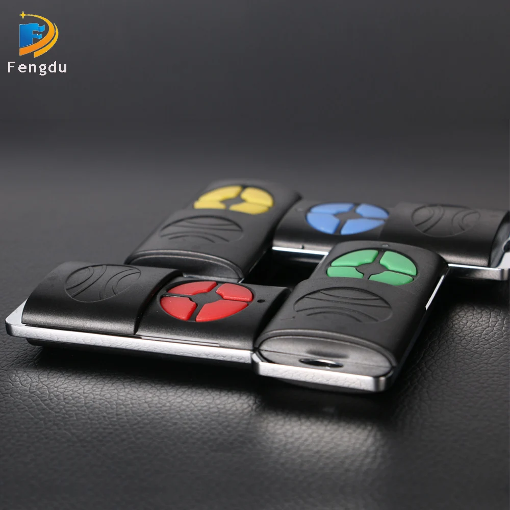 2 in 1 garage door remote control 433MHZ opener Cloning 4 key Auto Car Rolling Code gate 433 remote control duplicator
