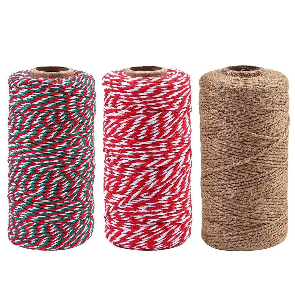 3 рулона натуральный джутовый шпагат мешковина струны флористы 100 м тканые канаты