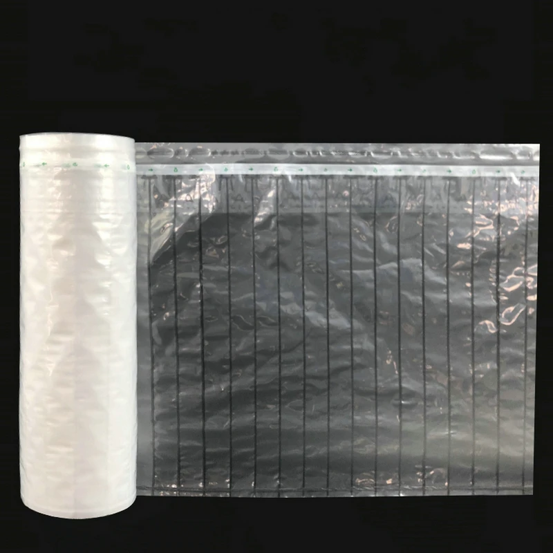 50M Inflatable Air Buffer Plastic Packaging Bump Filling Air Column Protective Bubble Bag Anti-Pressure Shock Express Mail Bags 6