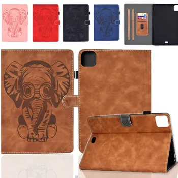 

3d Elephant for iPad Pro 11 2020 Magnetic cover Stand Flip leather with pencil holder Case Funda for iPad Pro 2020 11 inch +Pen