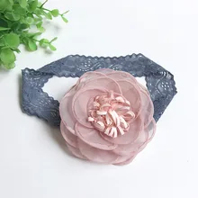 Детская резинка для волос в Корейском стиле, Репка в полоску, цветок типберн, детский головной убор, головной убор для девочек, детские аксессуары для волос, повязка для волос