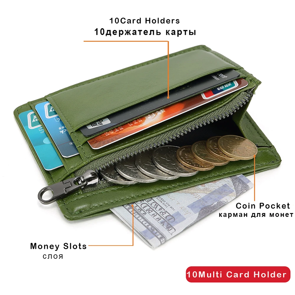 BOBOSCLAN RFID женский кошелек и кошельки из натуральной кожи Женский для монет карт