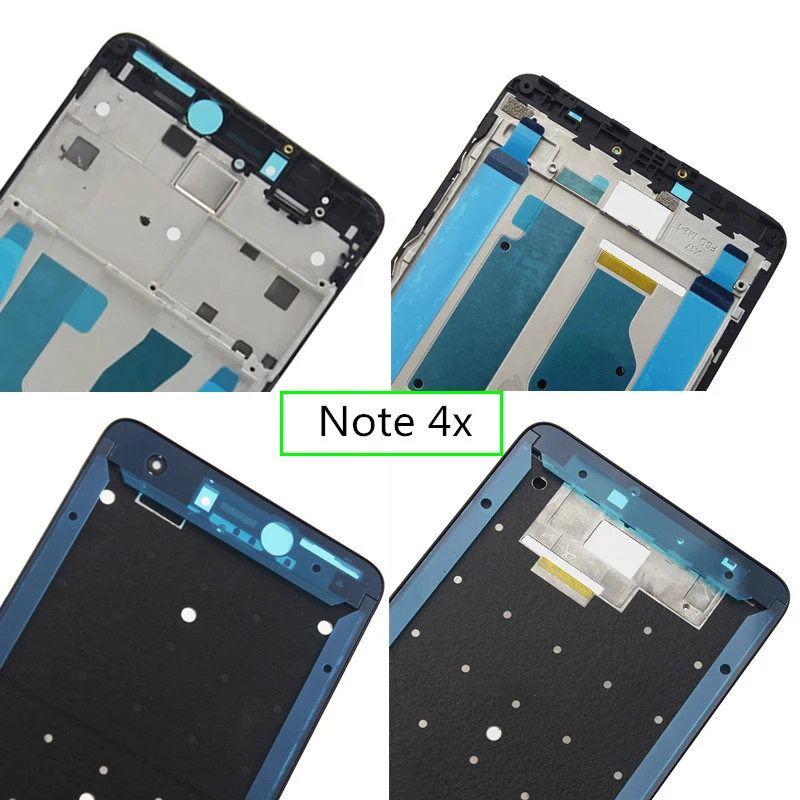 ЖК корпус панель рамка крышка передняя для XiaoMi Redmi Note 4 4x Note4 Note4x средняя