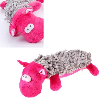 

Pet Squeaky Chew Toy Frog Shape Soft Plush Cleaning Tooth Toy for Small Medium Large Dogs 1PC