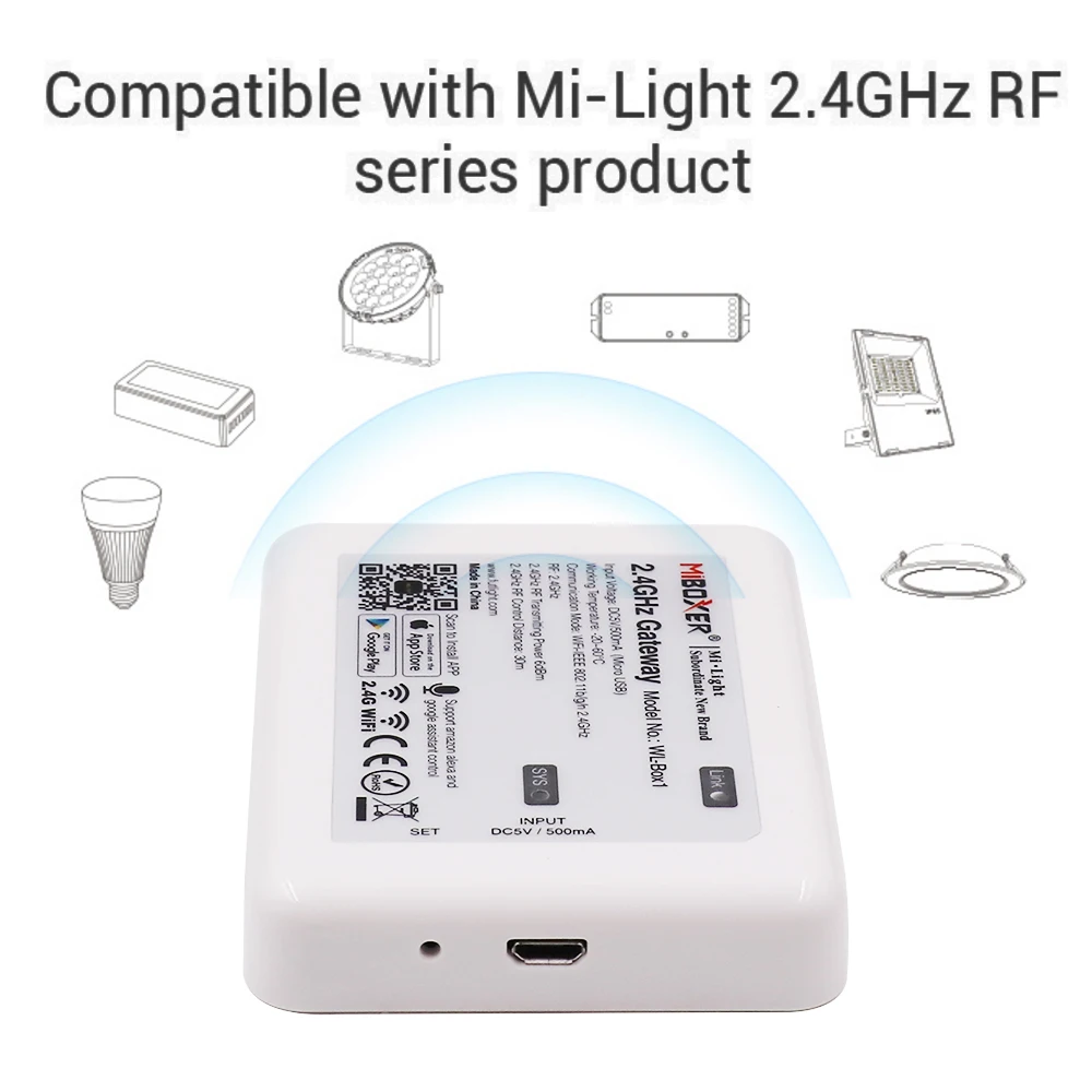RGB светодиодный контроллер 2 4G wifi ibox Hub 4 zone Радиочастотный пульт дистанционного