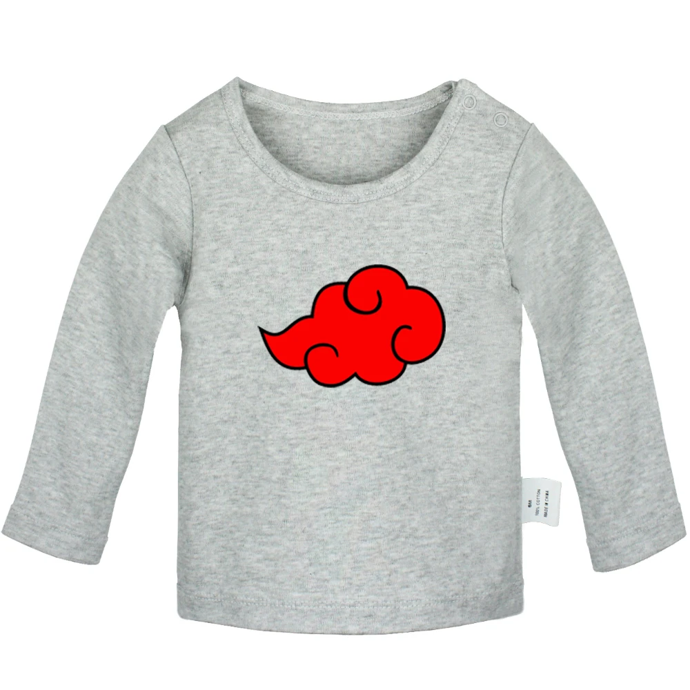 JbBabyYG704C Аниме Наруто Коноха Нара символ Наруто Chibi Akatsuki футболки для новорожденных детей ясельного возраста с графическим принтом одноцветные футболки с длинными рукавами - Цвет: JbBabyYG704C