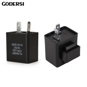 

DC 12V 2 Pins Relay For Electrombile LED Flasher Relay Indicator Motorbike Indicator Fix Motorcycle Blinker Signal Turn Y9R8