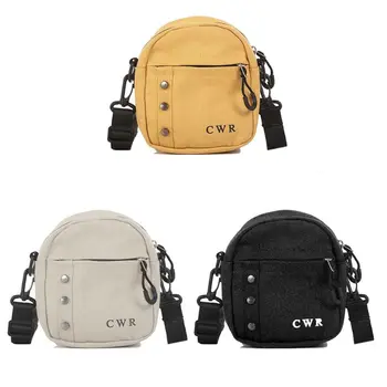 

2020 Unisex Shoulder Bags Phone Pouch Zipper Small Canvas Satchel Casual Crossbody Bags