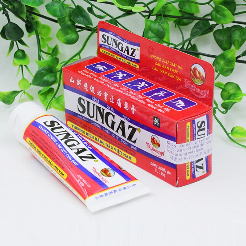 Vietnam Sungaz Sprain для плеч, шеи, головы, живота, талии, рук и ног боли. Расслабьте все тело 65 г/шт