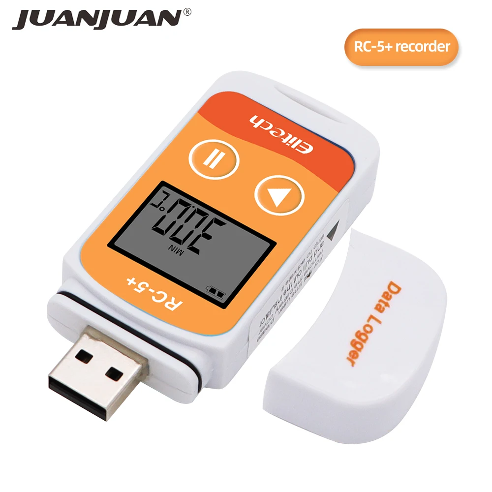 

RC-5+ High-Precision Digital USB Temperature Data Logger Upgrade for Labs Refrigeration, Cold Chain Transport