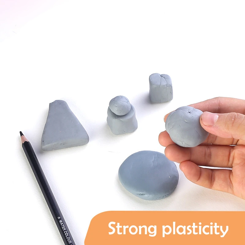 Plasticity Soft Rubber Eraser Student Drawing Sketch Highlight Novelty Plasticine Pencil Eraser Art Supplies Stationery 1Pcs