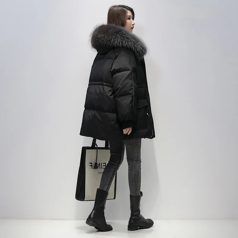 

2020Winter New Style Loose Short Down Padded Jacket Parker Padded Jacket Female Ins Bread Jacket In Trendy LongDownPadded Jacket