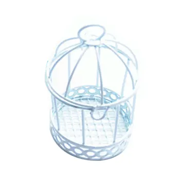 

Home Storage Case Iron Bird Cage Practical Gift Candy Box Wedding Desktop Party Multicolor Ornament Decorative Mini