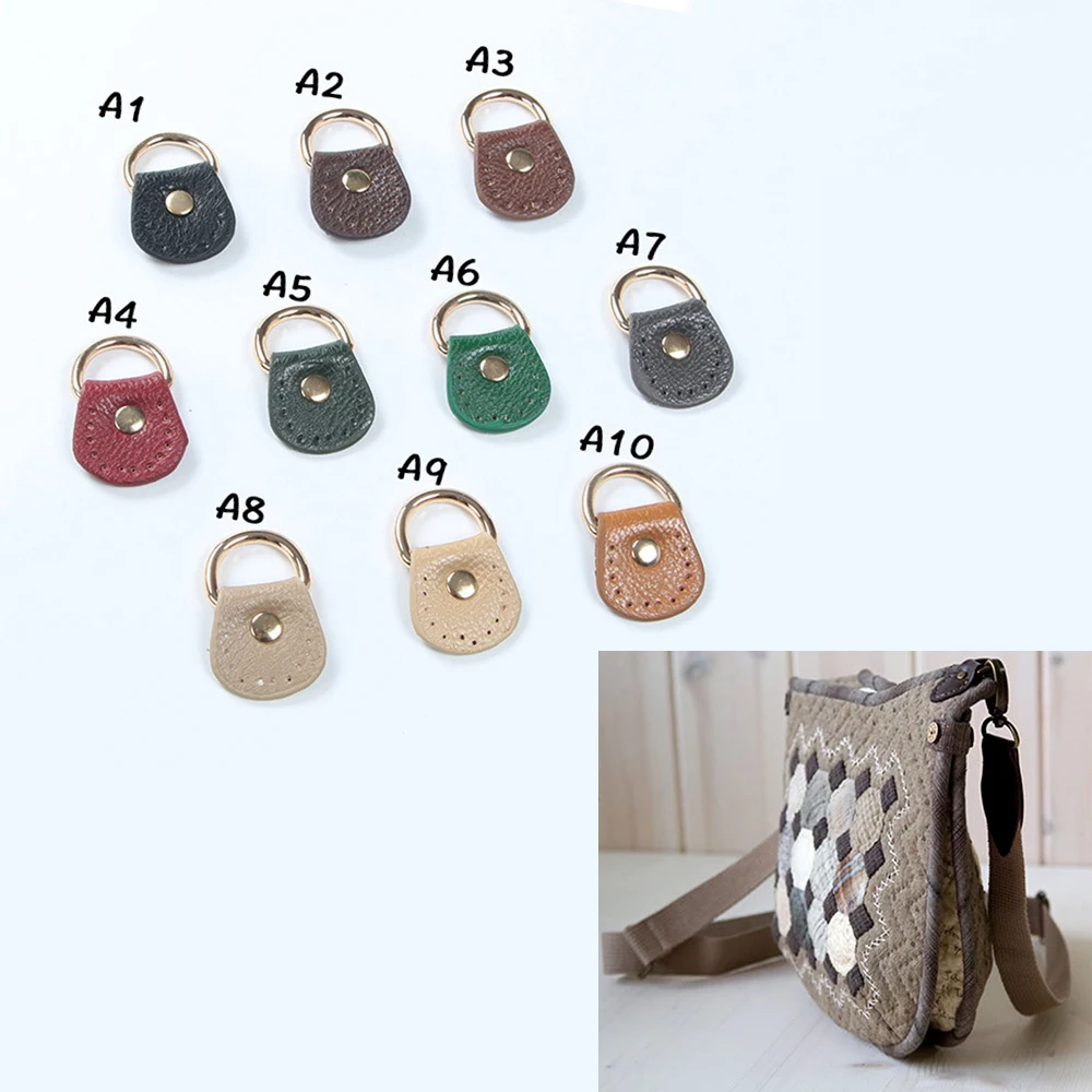 Fixing Anti-wear Buckle Bag Strap Hardware Protection Bag Strap Shortening  Clip Pu Leather Bag Strap Ring DIY Bag Accessories