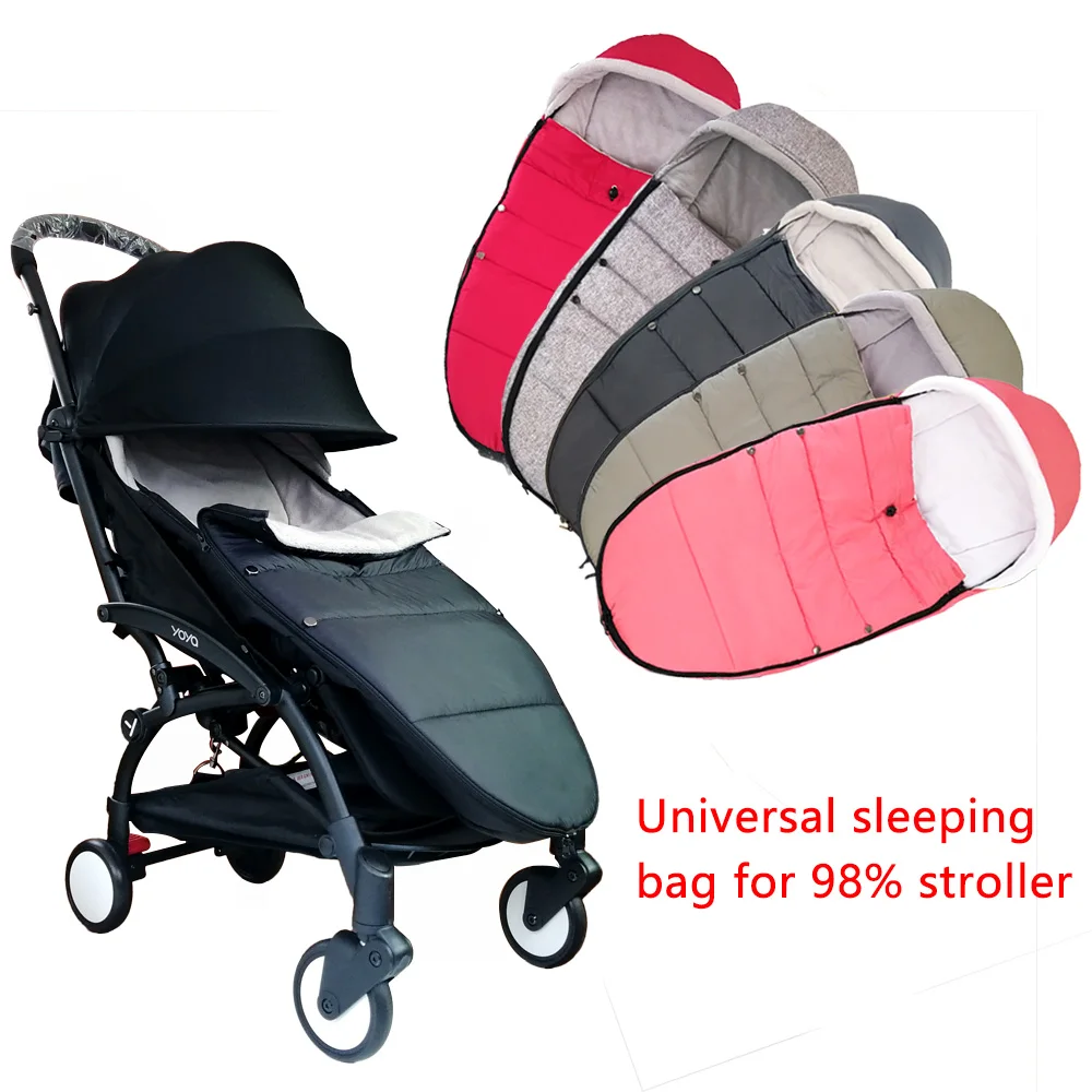 Winter Sleeping Bag Windproof Cover For Stroller Warm Sleepsacks Footmuff Cover Baby Blanket Swaddling Warp 3~24M