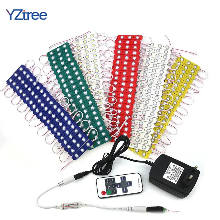 20 шт. светодиодный модули светильник 5730 SMD DC12V 3 рекламный знак ing
